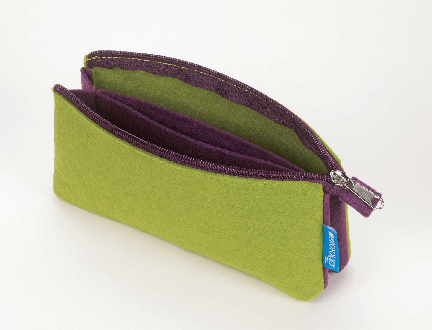 4"x7" Green/Purple Midtown Pouch