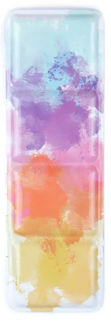 Empty Metal Foldable Watercolor Palette (holds 24 half pans)