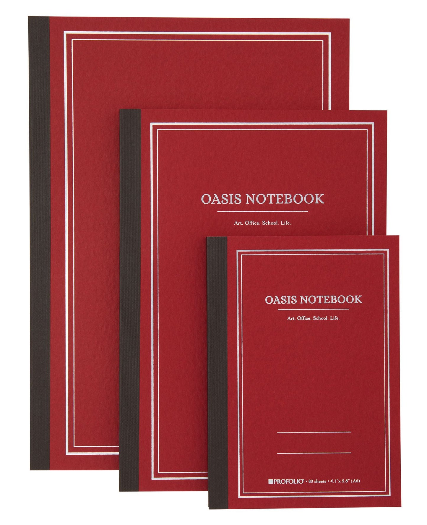 4.1"x 5.8" A6 Small Brick Oasis Notebook