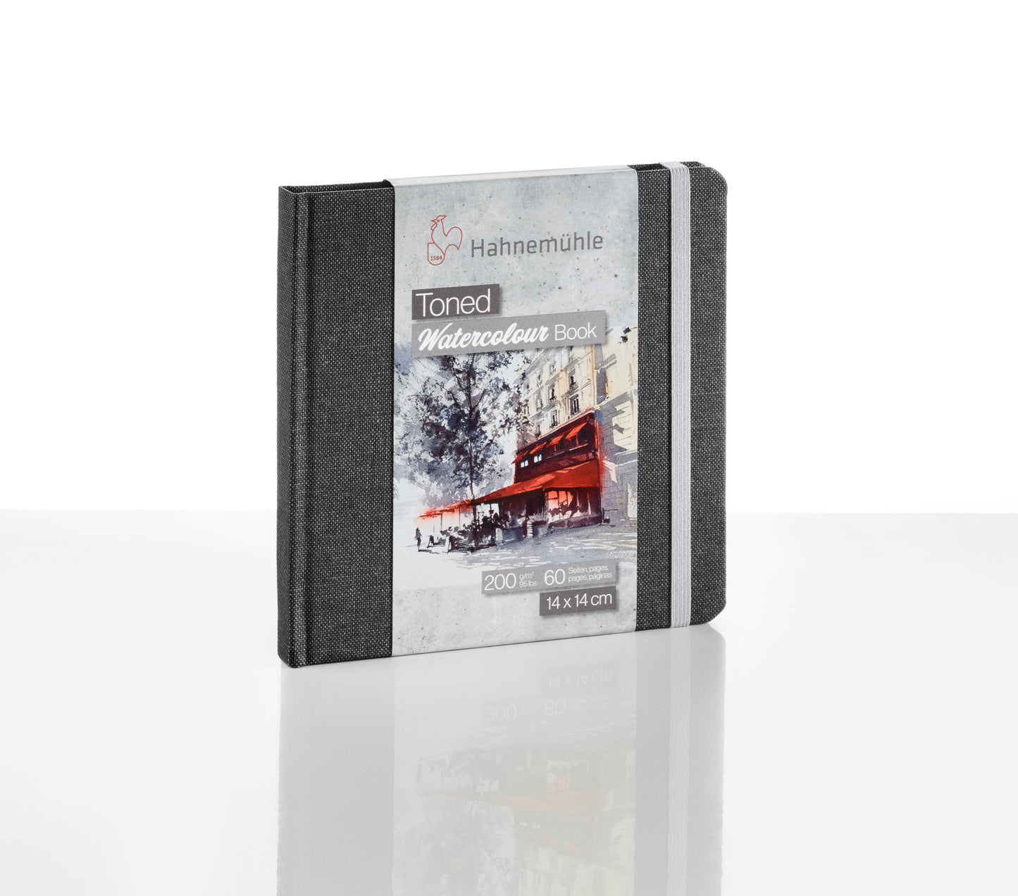 Grey Toned Watercolour Book 5.51″ x 5.51″