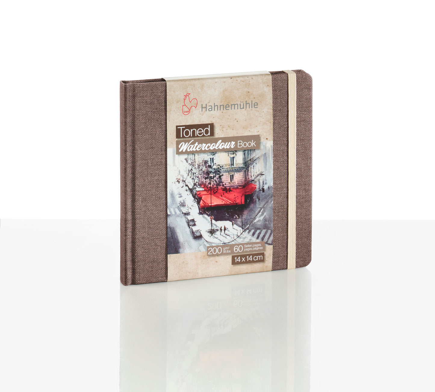 Beige Toned Watercolour Book 5.51″ x 5.51″