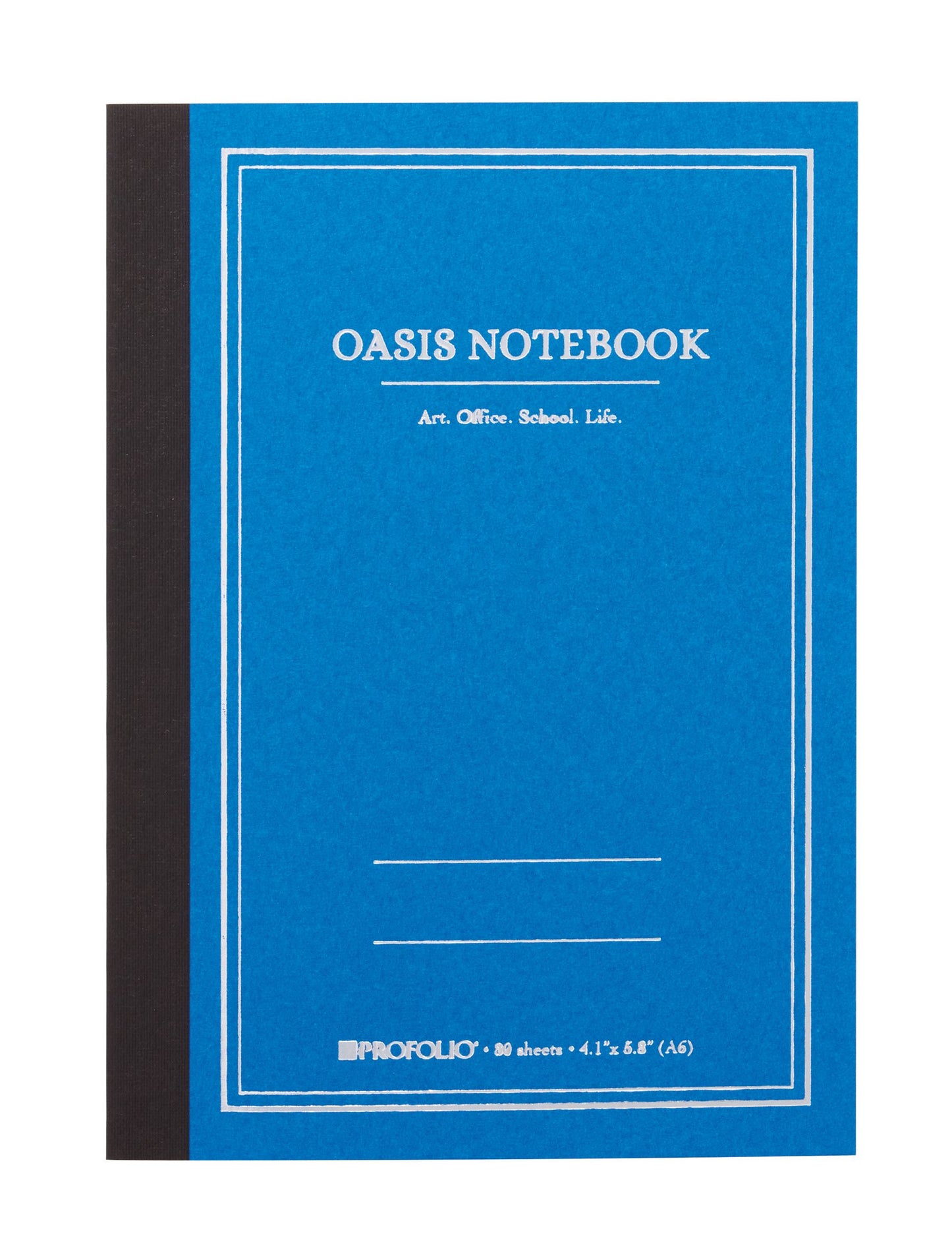 4.1"x 5.8" A6 Small Sky Blue Oasis Notebook