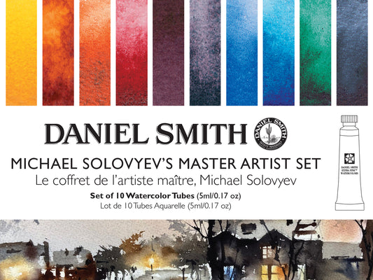 Michael Solovyev’s Master Artist Set – Daniel Smith watercolors (10 tube) | Spokane Art Supply