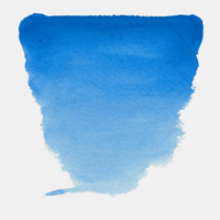 #535 Cerulean Blue (Phthalo) Van Gogh half pan at Spokane Art Supply.