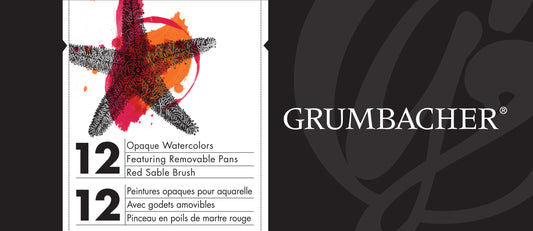 Grumbacher Opaque Watercolor Set: 12 Colors