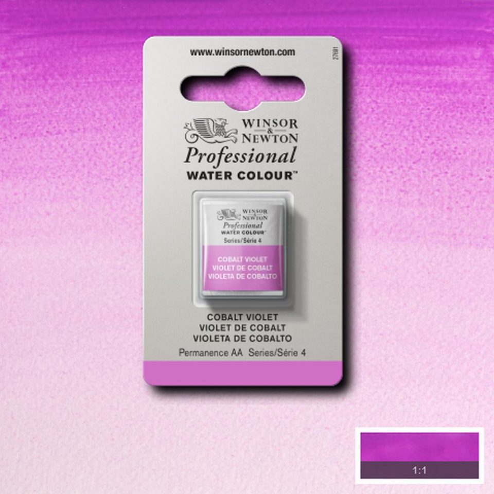 Cobalt Violet Winsor & Newton half pan
