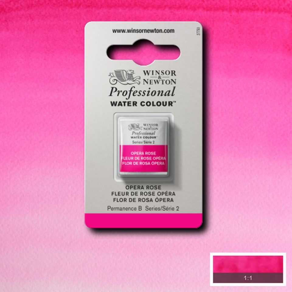 Opera Rose Winsor & Newton half pan