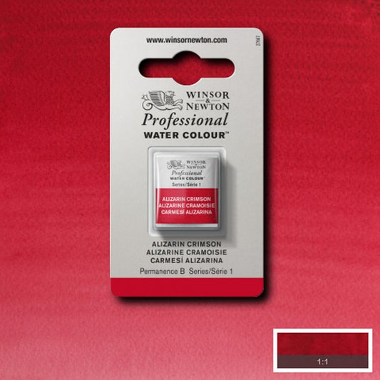 Alizarin Crimson Winsor & Newton half pan