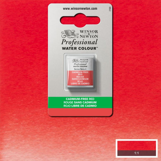 Cadmium-Free Red Winsor & Newton half pan