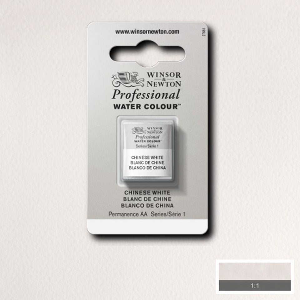 Chinese White Winsor & Newton half pan