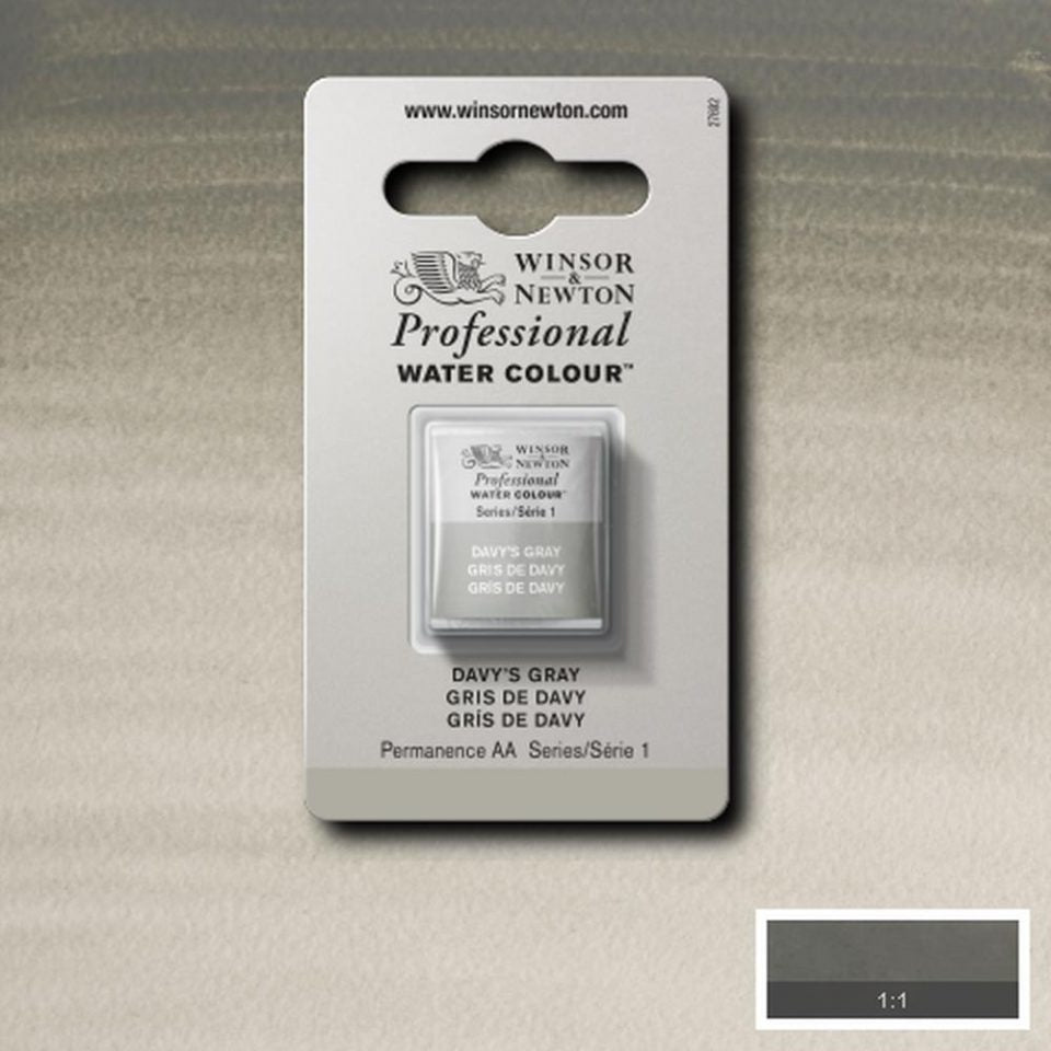 Davy's Gray Winsor & Newton half pan
