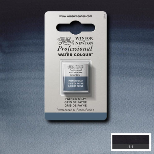 Paynes' Gray Winsor & Newton half pan