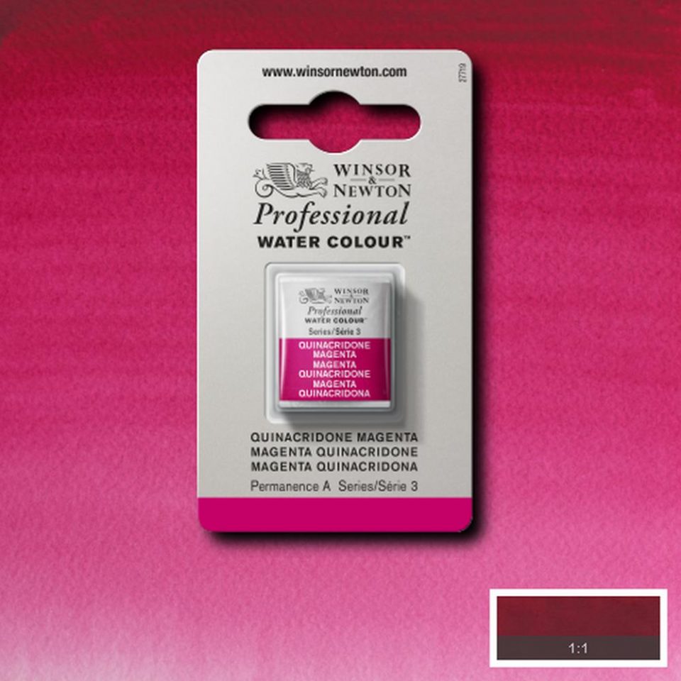 Quinacridone Magenta Winsor & Newton half pan