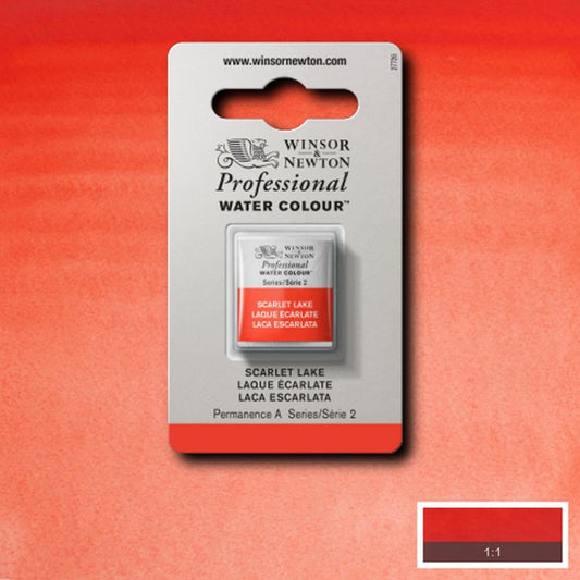 Scarlet Lake Winsor & Newton half pan