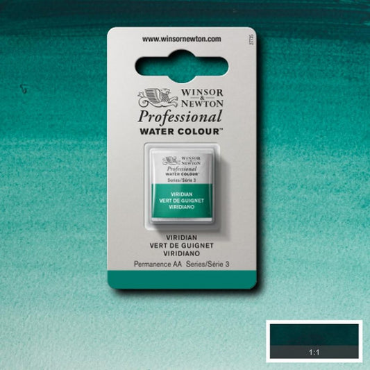 Viridian Winsor & Newton half pan