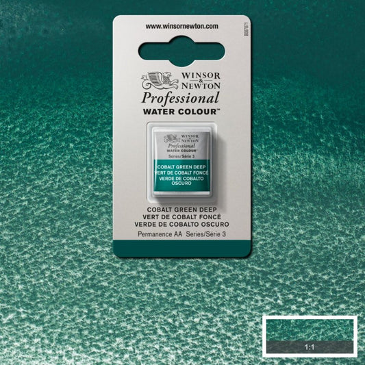 Cobalt Green Deep Winsor & Newton half pan