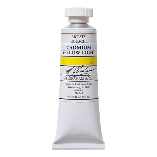 Cadmium Yellow Light 15ml M Graham Gouache #070