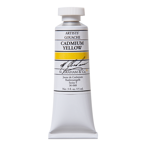Cadmium Yellow 15ml M Graham Gouache #060