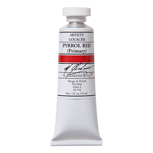 Pyrrol Red (Primary) 15ml M Graham Gouache #154