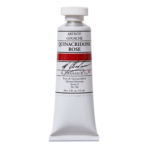Quinacridone Rose 15ml M Graham Gouache #156
