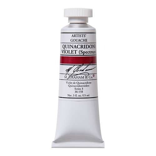 Quinacridone Violet 15ml M Graham Gouache #158