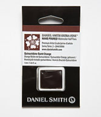 Quinacridone Burnt Orange Daniel Smith Half Pan | Spokane Art Supply