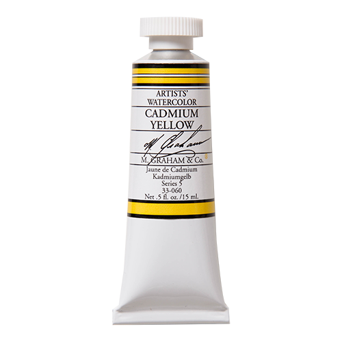 Cadmium Yellow 060 M Graham Watercolor .5oz tube – spokane-art-supply