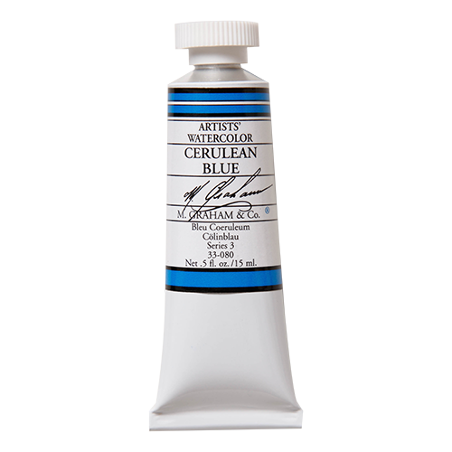 Cerulean Blue 080 M Graham Watercolor .5oz tube