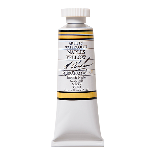Naples Yellow 121 M Graham Watercolor .5oz tube