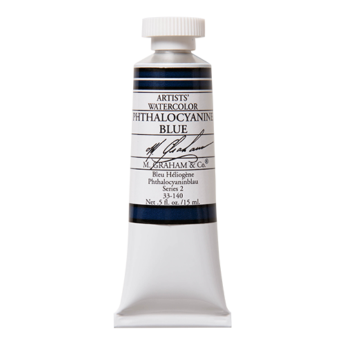 Phthalo Blue 140 M Graham Watercolor .5oz tube
