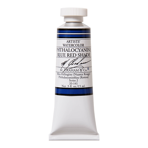 Phthalo Blue Red Shade 141 M Graham Watercolor .5oz tube
