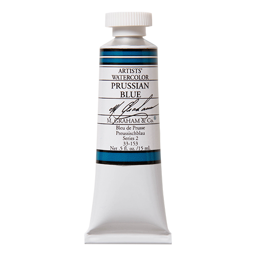 Prussian Blue 153 M Graham Watercolor .5oz tube