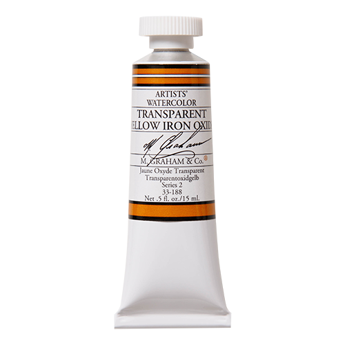 Transparent Yellow Iron Oxide 188 M Graham Watercolor .5oz tube
