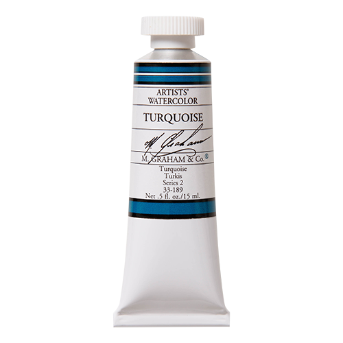 Turquoise 189 M Graham Watercolor .5oz tube