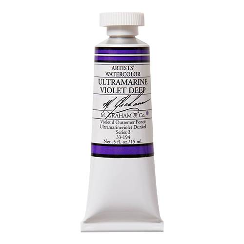 Ultramarine Violet Deep 194 M Graham Watercolor .5oz tube