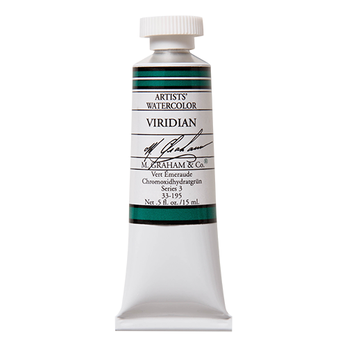 Viridian 195 M Graham Watercolor .5oz tube