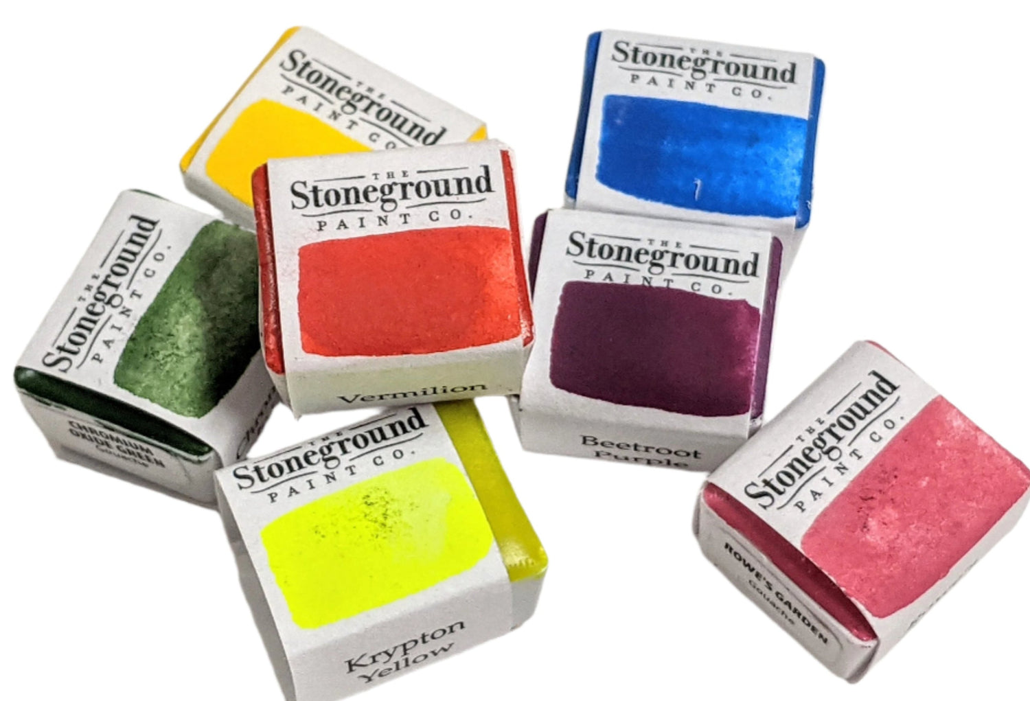 Stoneground Watercolors: Half Pans