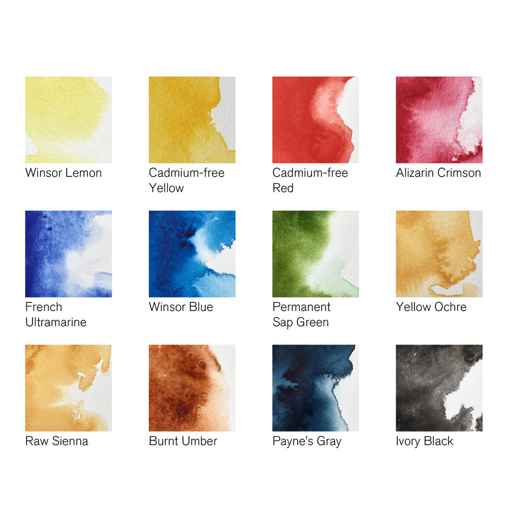 Winsor & Newton Customizable Travel Tin 12pc Professiobnal Watercolour Set