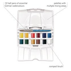 Cotman Watercolor Palette Pocket Set 13pc