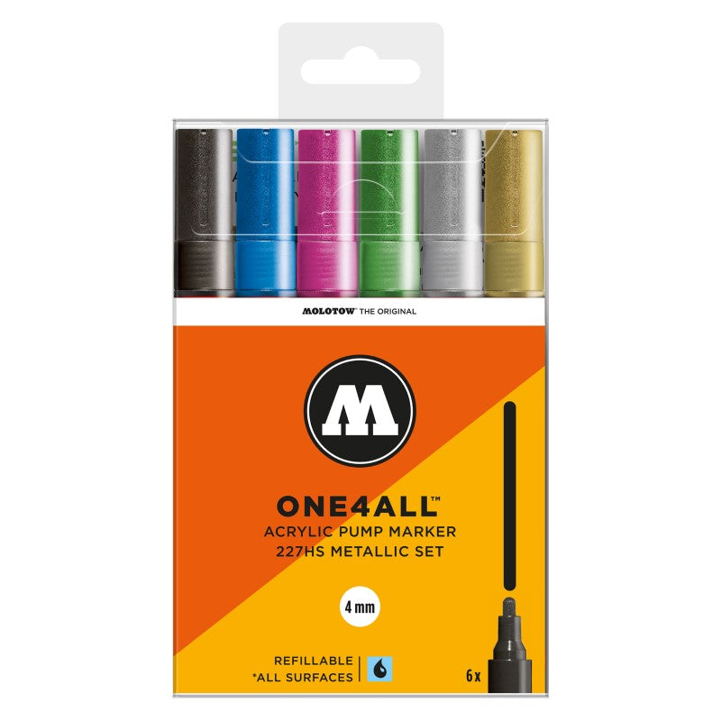 4mm Molotow Metallic Set