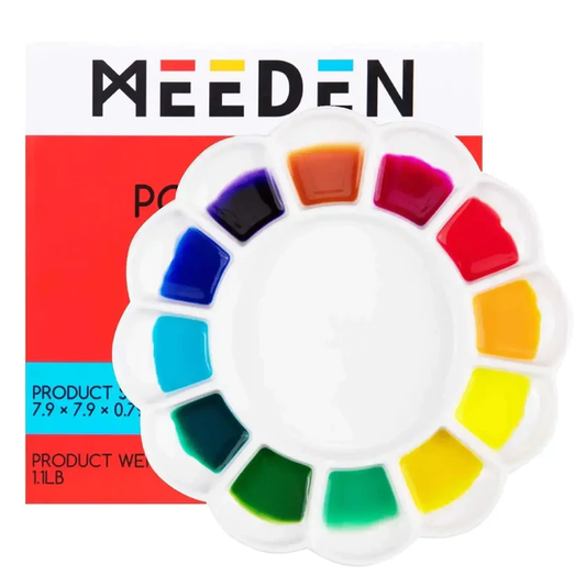 12-Well Ceramic Painting Palette