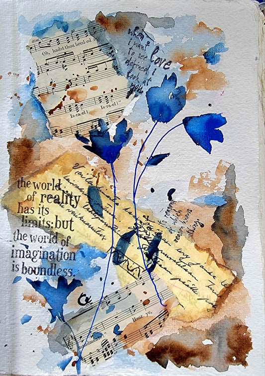 Little Works of Heart: Abstract Collage Art Cards with Kay Lodahl