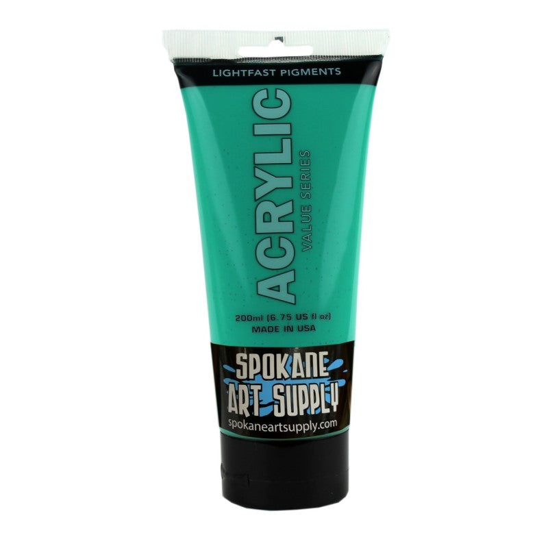 Bright Aqua Green 200ml Tube Acrlyic