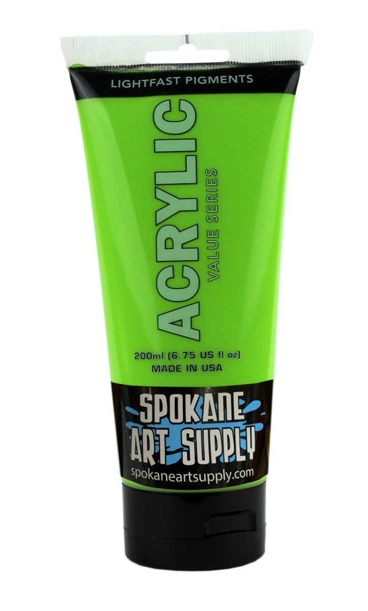 Bright Yellow Green 200ml Tube Acrlyic