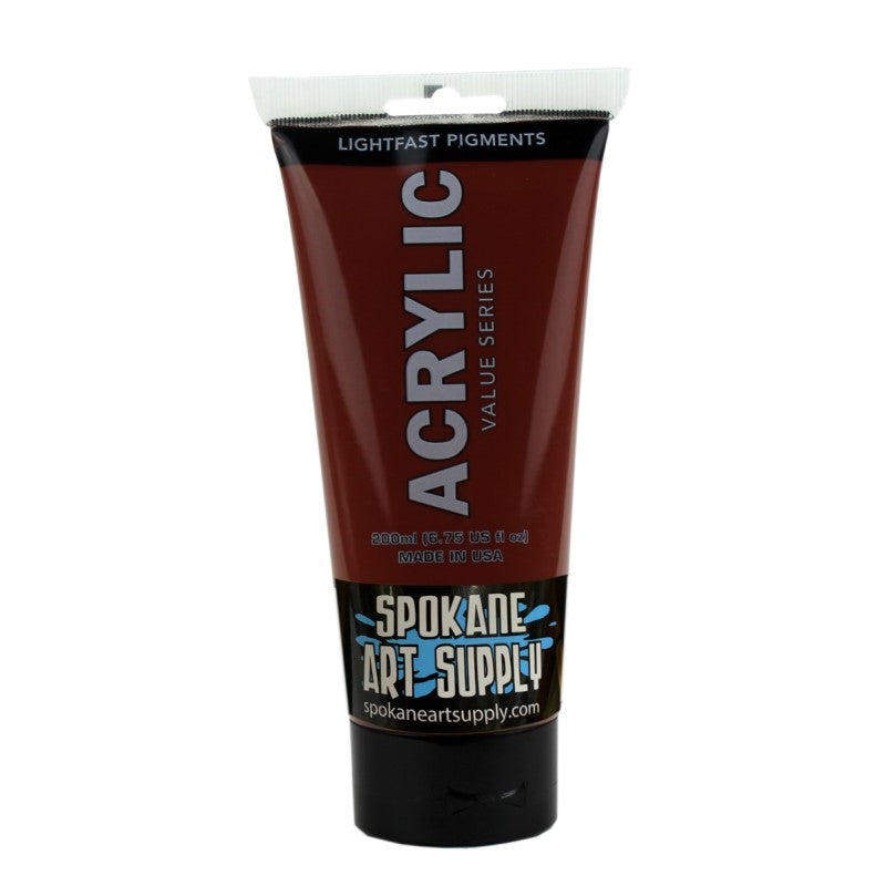 Burnt Sienna 200ml Tube Acrlyic