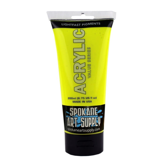 Neon Yellow 200ml Tube Acrlyic