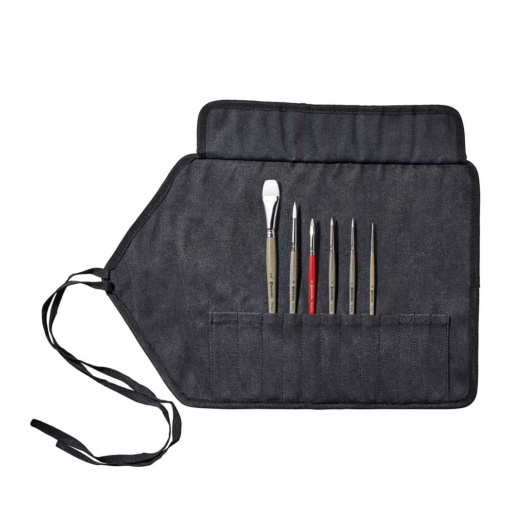 Escoda Ali Cavanaugh 6pc Brush Roll-up