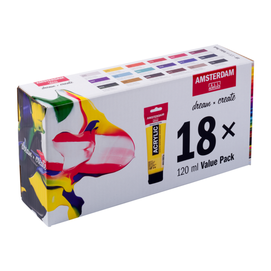 Amsterdam 18 - 120ml Tube Value Pack