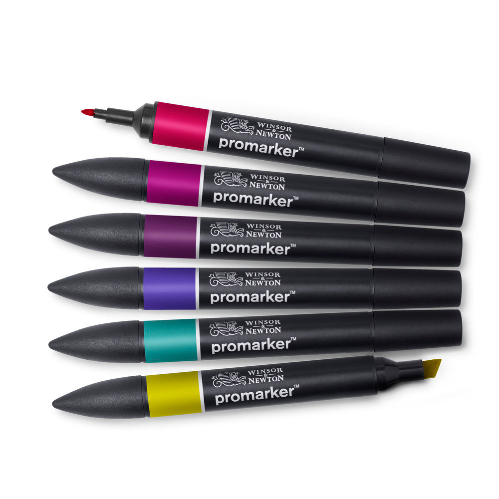 6 Marker #0290111 Rich Tones ProMarker (Alcohol) Set