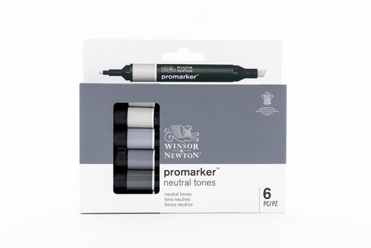 6 Marker #0290154 Neutral Tones ProMarker (Alcohol) Set